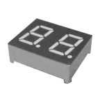 THT LED Double Seven Segment Display 0.39 Inch With White Red Blue Color