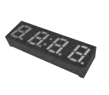 0.28 Inch 7 Segment SMD , 4 Digit LED Display For Household Electrical Appliances