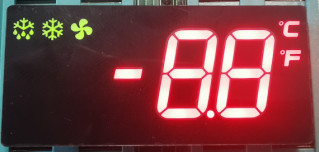 Three Digit SMD Seven Segment Display 0.54 Inch With White Red Blue Colour
