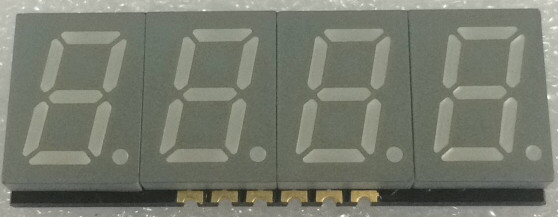0.4 Inch SMD Seven Segment Display , 4 Digit 7 Segment Led with White Red Colour