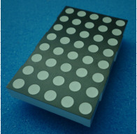 Single Color LED Dot Matrix Display 2.4 Inch 5X8 For Digital Information