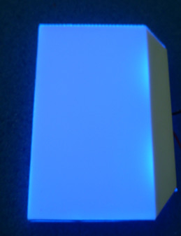 45x40mm LED Backlight Lighting High Brightness White Color THT Mounting