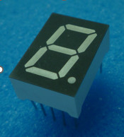 Single digit 1.2. inch 7-segment diplay