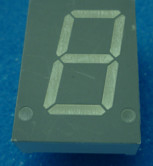 0.6 Inch LED Seven Segment Display Single Digit Common Cathode For Graphics