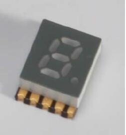 Single Digit LED SMD Display 0.2 Inch 5.08mm Size Common Cathode