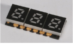 Three Digit LED SMD Display 0.2 Inch Seven Segment For Indoor