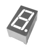 7 Segment Led Segment Display 0.8 Inch Single Digit With Through Hole Technology