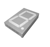 Red Colour LED Numeric Display Single Digit 1.8 Inch 7 Segment Common Anode