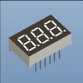 Three Digit 0.36 Inch Smd Indoor Seven Segment Display